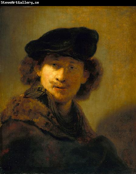 Rembrandt Peale Self Portrait with Velvet Beret